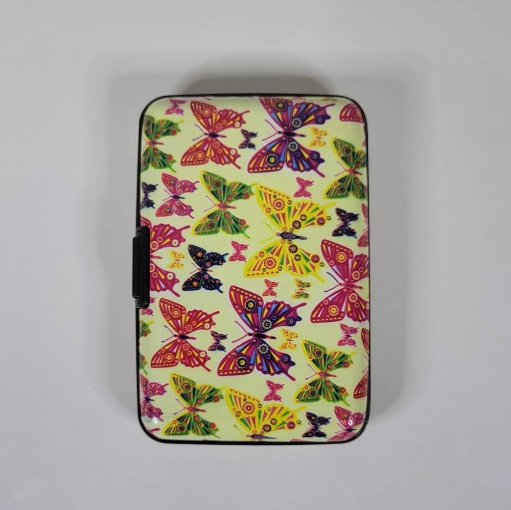 Aluminum Butterfly Card Wallet